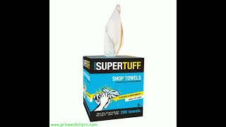 TRIMACO SuperTuff 10 in. W x 12 in. L Painter's Rags, 200-Pack, White