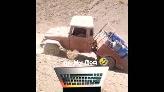 BJ40 Smuggling Irani Diesel To Balochistan, Pakistan | Iran Balochistan Border| Funny Smuggling jeep