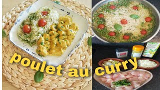 Poulet au Curry 😍Recette facile et rapideكارى الدجاج بالكريمة