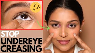 how to stop undereye creasing?