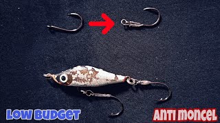 Cara Modif mata kail  galatama menjadi mata kail casting || modification single hook casting lure