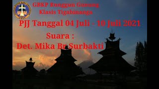 Bahan PJJ Tanggal 04 - 10 Juli 2021 | Det. Mika Br Surbakti