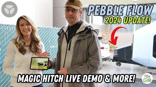 Pebble Flow Electric RV Updates! (Plus LIVE Magic Hitch Demo)