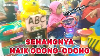 Naik Odong-odong Lucu Setirnya Copot 😁 Arena Bermain Anak Pasar Swalayan Banjaran Permai