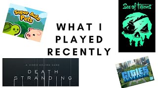 Games I've Played Recently - March 2023