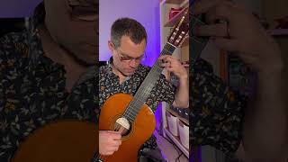 Polonaise No. 7 by JK Mertz (part 3 - trio section) #classicalguitarist #shorts #guitar #shortvideo