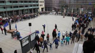 Aktion "Grenzen offen" beim PoE Aschaffenburg am 23.4.2017