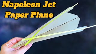 How To Make A Napoleon Jet Origami Paper Airplane