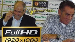 Investire antrenor - Viorel Hizo la FC Brasov 17 sept 2012