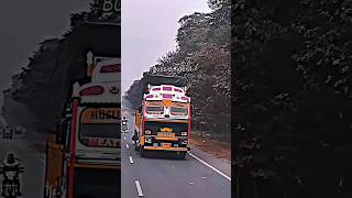 Tata Truck kashmir truck overtaking on road high speed #shots #video