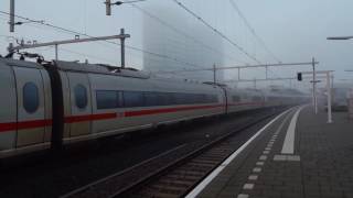 DB ICE 3M 4604+4610 vertrekken uit Arnhem Centraal!