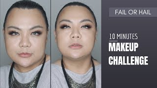 10 MINUTES MAKEUP CHALLENGE | Endi Feng | Makeup Challenge