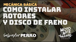 Como instalar rotores y disco de freno