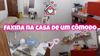 FAXINA NA CASA DE UM CÔMODO 💕