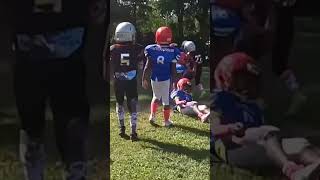 Touch Down Josiah!!! #davidonthedaily #youtubeshorts #yt #youthsports #duval #8u #popwarner