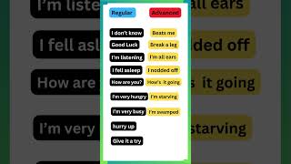 Beginner vs Advanced English #esl #efl #beginnerenglish #advancedenglish