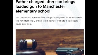 Terrible Gen X dad charged for putting a gun in sons backpack taken to school