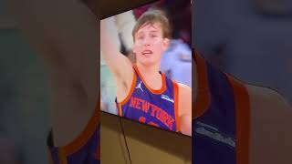 Matt Ryan first action as a New York Knick