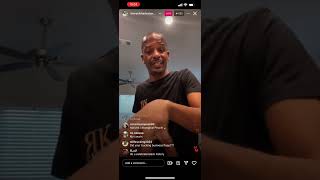 Charleston White on IG live cutting up