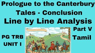 Prologue to the Canterbury Tales - Part V (Conclusion)