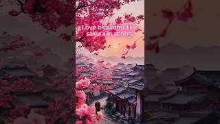 Love blossoms like Sakura in spring. 🌸🌺| #music #art #love #beautiful #blossomrock #ai #sakura