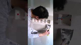 Dica para TOMADAS SUPER RESISTENTES no DRYWALL #shorts #short #viral #lifehacks #drywall #obra #diy