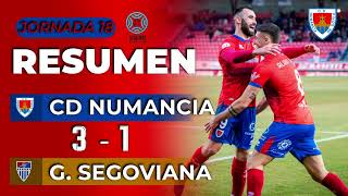 Resumen C.D. Numancia | 3-1 | G. Segoviana