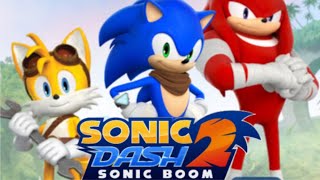 Sonic Dash 2: Sonic Boom: Sonic, Tails and Knuckles Gameplay