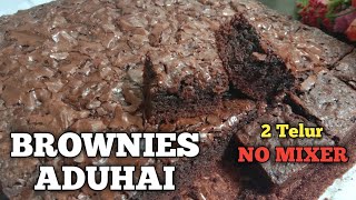 Resep Brownies Panggang Paling Gampang dengan Rasa Aduhai