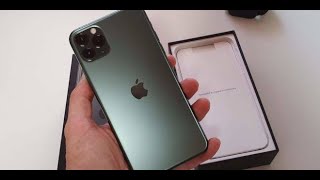 iPhone 11 Pro Max UNBOXING (Midnight Green) Silent