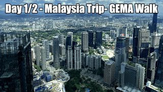 Day 1 & 2 - Exness Malaysia Trip Vlog - GEMA walk recorded on Iphone 14 Pro Max🔥😊