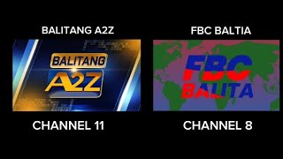 Balitang A2Z Channel 11 & FBC Balita Channel 8