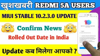 Redmi 5A Miui 10.2.3.0 Stable New Update Released News | New Features & Fixed Bugs | Oreo 8.1 Update