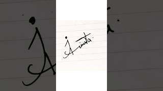 name signature #shorts #signature #firma #asmr