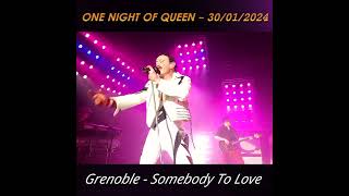 ONE NIGHT OF QUEEN - Somebody To Love - Grenoble Janvier 2024 #shorts