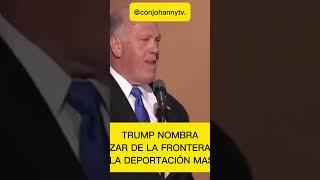 TRUMP NOMBRA ‘ZAR DE LA FRONTERA’ A TOM HOMAN PARA LA DEPORTACIÓN MASIVA DE INMIGRANTES