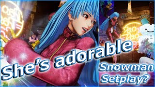 The ice skates are here Kula looks very nice The King of Fighters XV trailer reaction