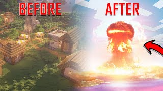 I Dropped A Nuke In Minecraft