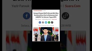 SAMPAI KAPAN RAFFI AHMAD DKK BISA SEMBUNYIKAN KEKAYAAN DARI LHKPN #shorts