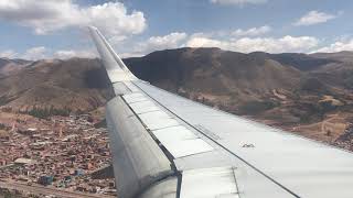 LA2035 LATAM A320 LIM-CUZ Landing Cusco, Peru from Lima, Peru (September 2019)