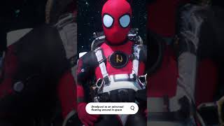 Asking AI to place Deadpool in space dressed as an astronaut. #ai #art #short