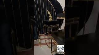 unit stainless steel gold,chair,tables, decorations, furniture اثاث مودرن smart استانليس ستيل