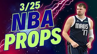 NBA PRIZEPICKS TODAY 3/25 | PLAYER PROPS & BEST BETS | FREE PROP PICKS | NBA BETTING PROPS| UNDERDOG