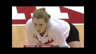 Wisconsin vs Nebraska Volleyball 2017 (Sep 30)