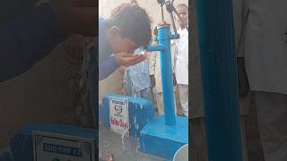 hand pump for poor family #foryou #poorhelping #funny #experiment #poorpeoplevillagelife #waterpump