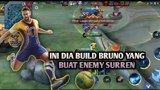 BUILD HARAM BRUNO ‼️ MUSUH AUTO SURRENDER ‼️ MOBILE LEGEND BANG BANG