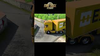 Shorts ETS2 yellow SCANIA narrow road