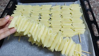 أسهل طريقة لعمل المعكرونة في دقائق/pasta pizza sticks