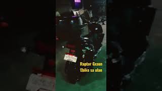 Pwede ba ang Ebike sa ulan? Syempre pwede yan. | EBIKE GXSUN RAPTOR