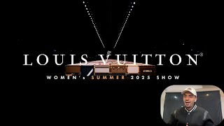 Reacting to LOUIS VUITTON Women's Spring Summer 2025 Show | Trunk Runway Masterpiece! | PARIS WEEK